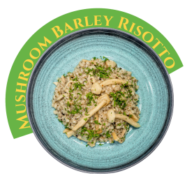 Mushroom Barley Risotto - REG